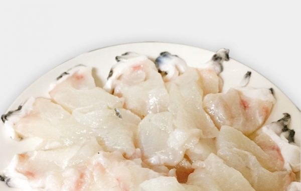 龍膽石斑魚肉切片